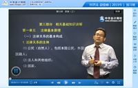 趙俊峰老師2015年注冊會計(jì)師考試《經(jīng)濟(jì)法》預(yù)習(xí)班高清課程