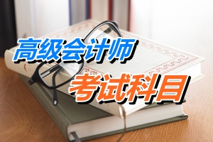 高級會(huì)計(jì)師考試科目《高級會(huì)計(jì)實(shí)務(wù)》