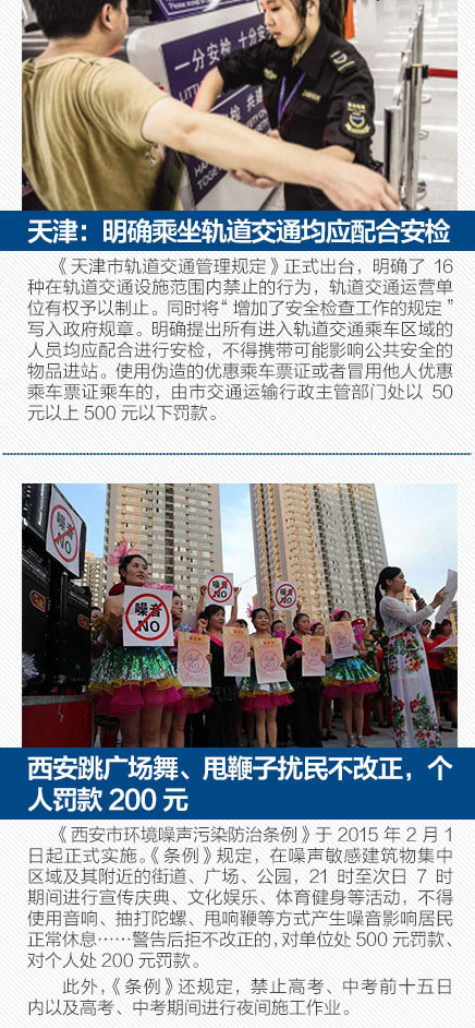 2月起，這些新規(guī)將影響我們的生活