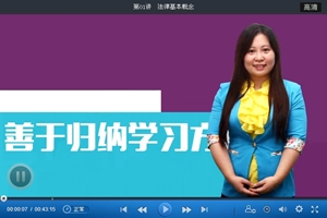 2015年注冊會(huì)計(jì)師蘇蘇經(jīng)濟(jì)法基礎(chǔ)班