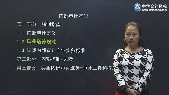 2016年國際內(nèi)部審計師《內(nèi)部審計基礎》基礎班免費高清課程