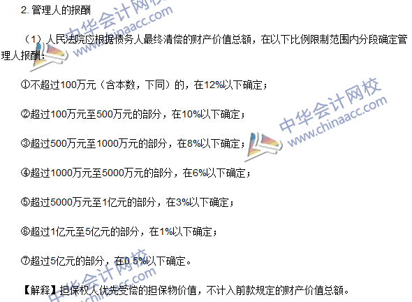 注冊會計(jì)師《經(jīng)濟(jì)法》高頻考點(diǎn)：管理人的資格與報(bào)酬