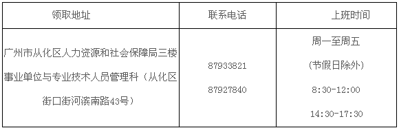 廣州從化區(qū)2016年中級(jí)會(huì)計(jì)職稱(chēng)證書(shū)領(lǐng)取通知
