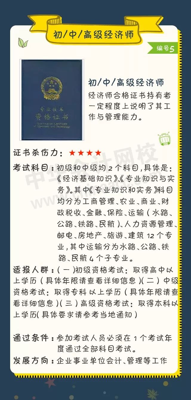 2018年會(huì)計(jì)人可考的證書大盤點(diǎn)！ACCA證書殺傷力六顆星