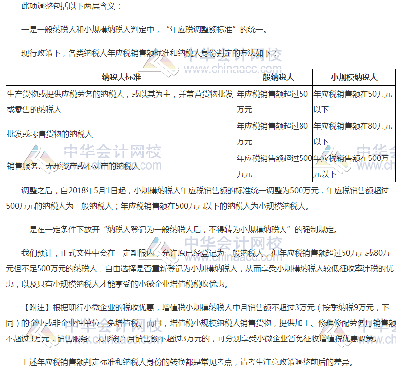 增值稅稅率調(diào)整對2018年初級會計考試有何影響？
