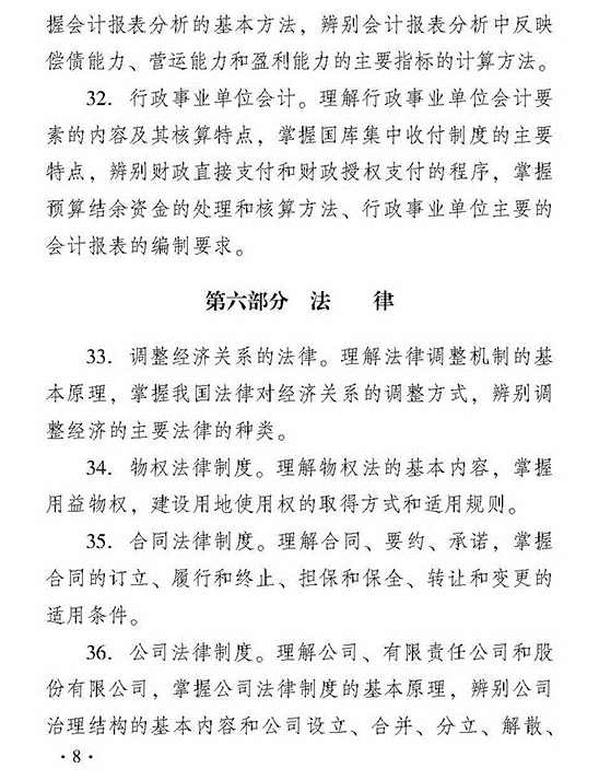 2018年度中級經濟基礎知識考試大綱