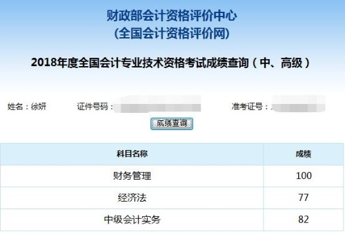 美女學(xué)霸一次通過中級會計(jì)職稱考試 你還有什么理由不努力！