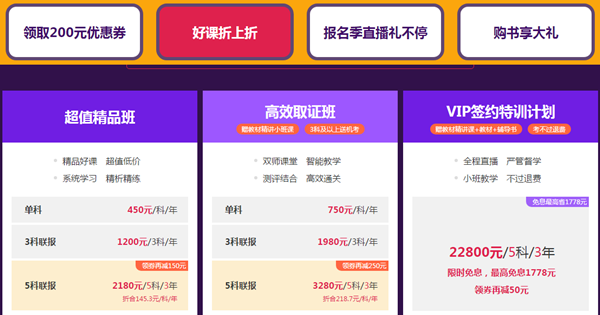 2019稅務(wù)師課程領(lǐng)券折上折