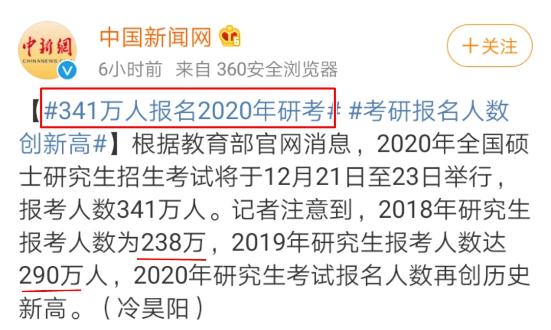 2020年考研人數(shù)創(chuàng)新高！那就不考CPA了？