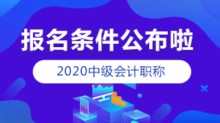 2020年中級(jí)會(huì)計(jì)師報(bào)名條件