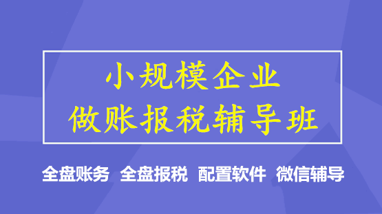 你還不會小微企業(yè)做賬、報稅嗎？學(xué)完就上崗