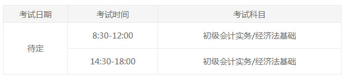 原定5月9日初級(jí)考試 5月9日會(huì)公布考試時(shí)間嗎？