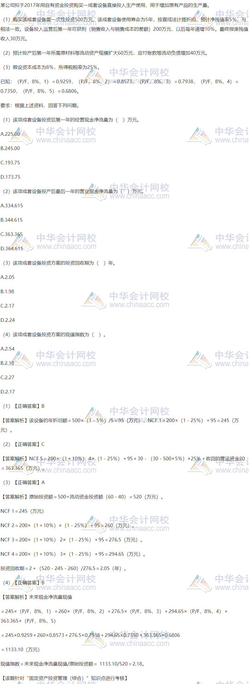 固定資產投資管理