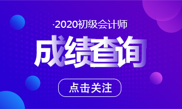 安徽省2020年初級會計成績查詢什么時候開始呢？