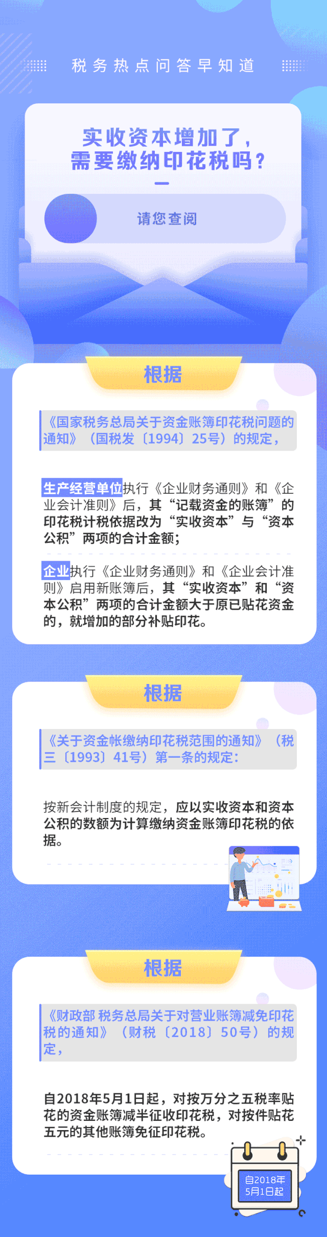 實收資本增加了 需要繳納印花稅嗎？