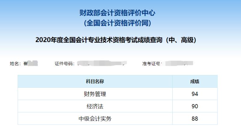 中級查分進(jìn)行時：網(wǎng)校中級會計職稱學(xué)員都是一次過三科的嗎？！