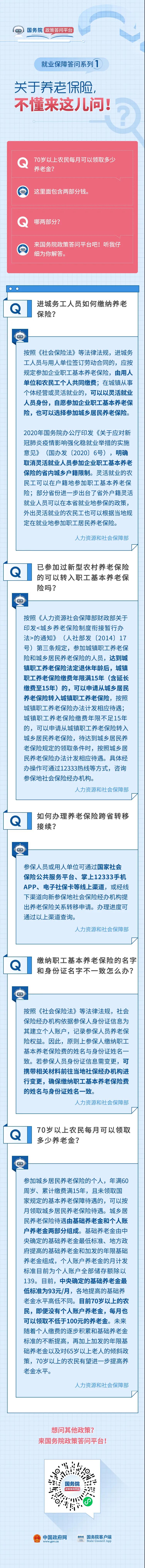 養(yǎng)老保險(xiǎn)跨省轉(zhuǎn)移怎么辦理？70歲以上農(nóng)民每月可領(lǐng)多少養(yǎng)老金？