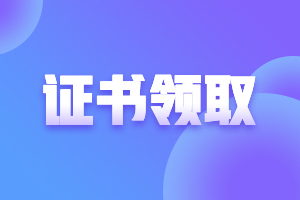 海南2020會計中級證書領取日期公布了嗎？