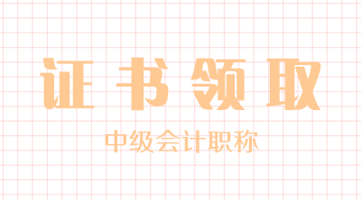 安徽2020中級(jí)會(huì)計(jì)師證書(shū)領(lǐng)取了嗎？