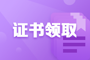 海南三亞市2020中級(jí)會(huì)計(jì)證書領(lǐng)取時(shí)間是？