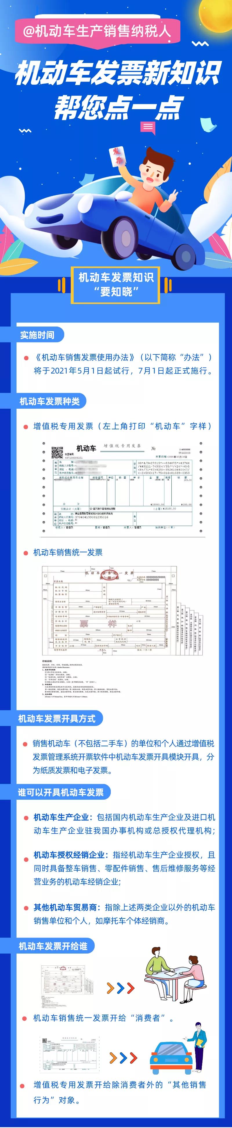 @機(jī)動(dòng)車生產(chǎn)銷售納稅人 機(jī)動(dòng)車發(fā)票新知識 幫您點(diǎn)一點(diǎn)！
