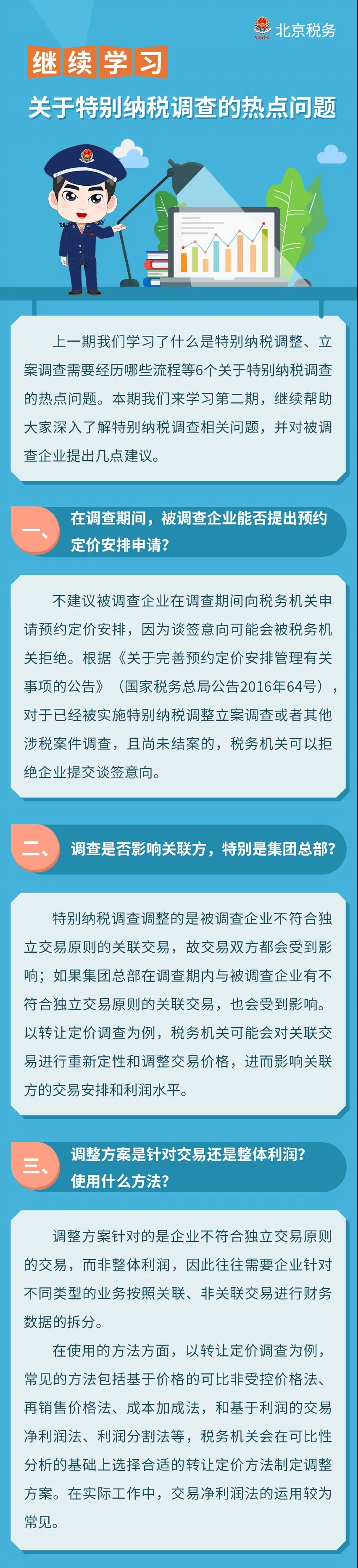 圖解 ▍繼續(xù)學(xué)習(xí)！關(guān)于特別納稅調(diào)查的熱點(diǎn)問題