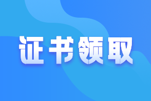 寧夏石嘴山2020年中級會計證書領(lǐng)取時間是？