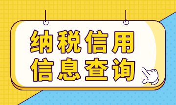 納稅信用預(yù)評(píng)信息，你查詢了嗎？