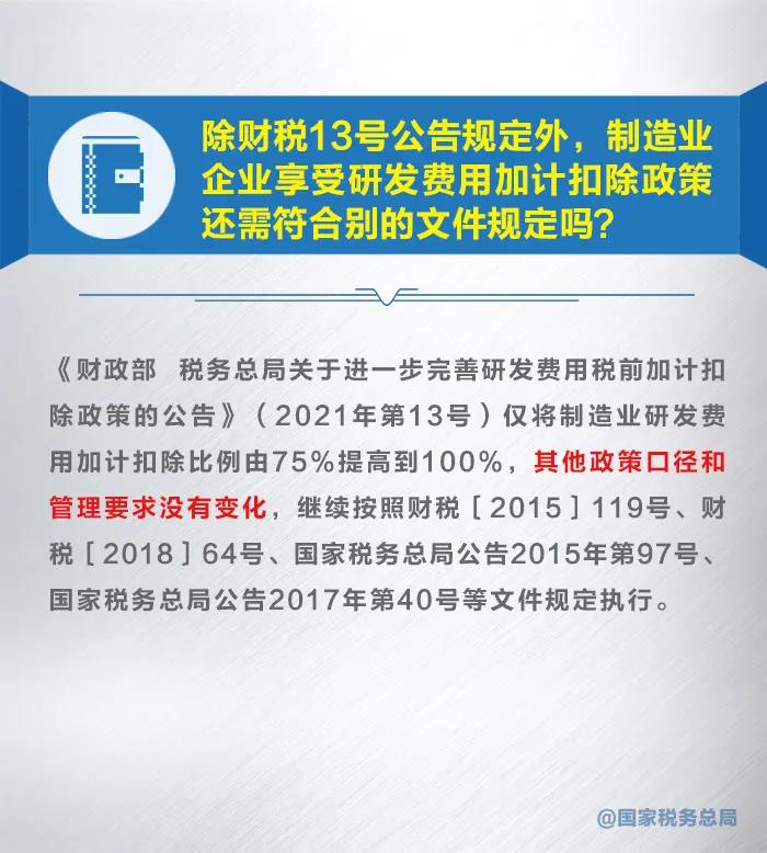 漲知識！九張圖了解研發(fā)費用加計扣除新政策 收藏！