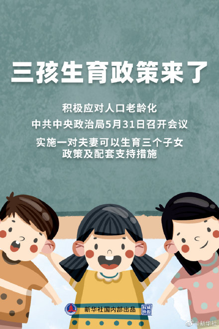 三孩生育政策來了！你怎么看開放三孩政策？