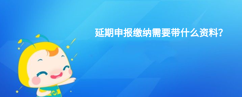 延期申報繳納需要帶什么資料？