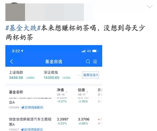 #基金大跌#買啥虧啥！今天的你“綠”了嗎？