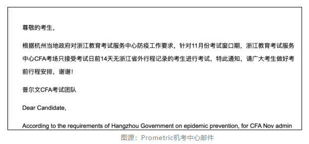 協(xié)會(huì)官宣：2021年11月部分CFA考場要升級！