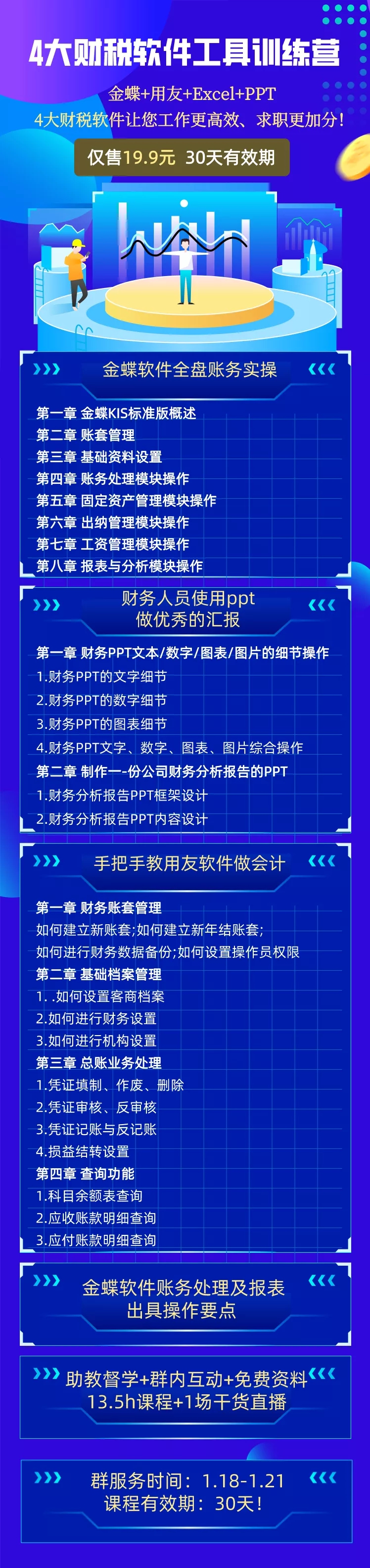 《4天財(cái)務(wù)軟件工具訓(xùn)練營(yíng)》限時(shí)秒殺！