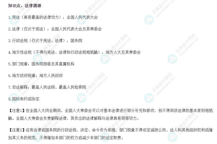 2022注會經(jīng)濟法基礎階段易錯知識點