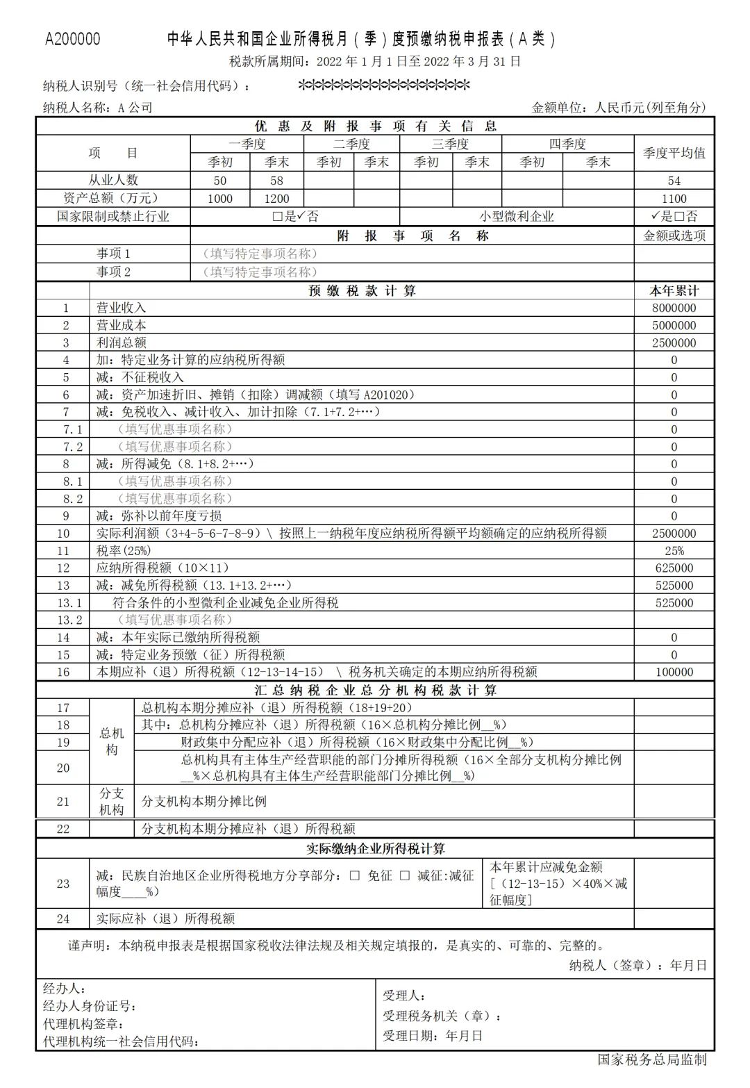 變了！2022年一季度企業(yè)所得稅預(yù)繳申報(bào)
