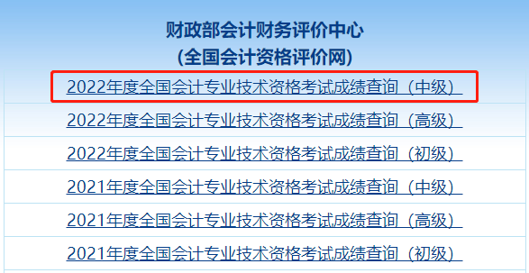 2022年中級(jí)會(huì)計(jì)考試成績(jī)已公布！查分兒前中后 這些很重要！