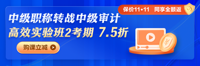 中級查分轉(zhuǎn)戰(zhàn)中級審計(jì)師