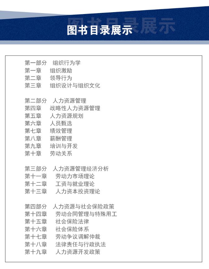 2023年經(jīng)濟(jì)師中級(jí)人力資源方向考哪些內(nèi)容？