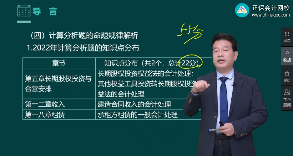 高志謙老師強(qiáng)勢(shì)整理！中級(jí)會(huì)計(jì)實(shí)務(wù)知識(shí)點(diǎn)分布-計(jì)算分析題