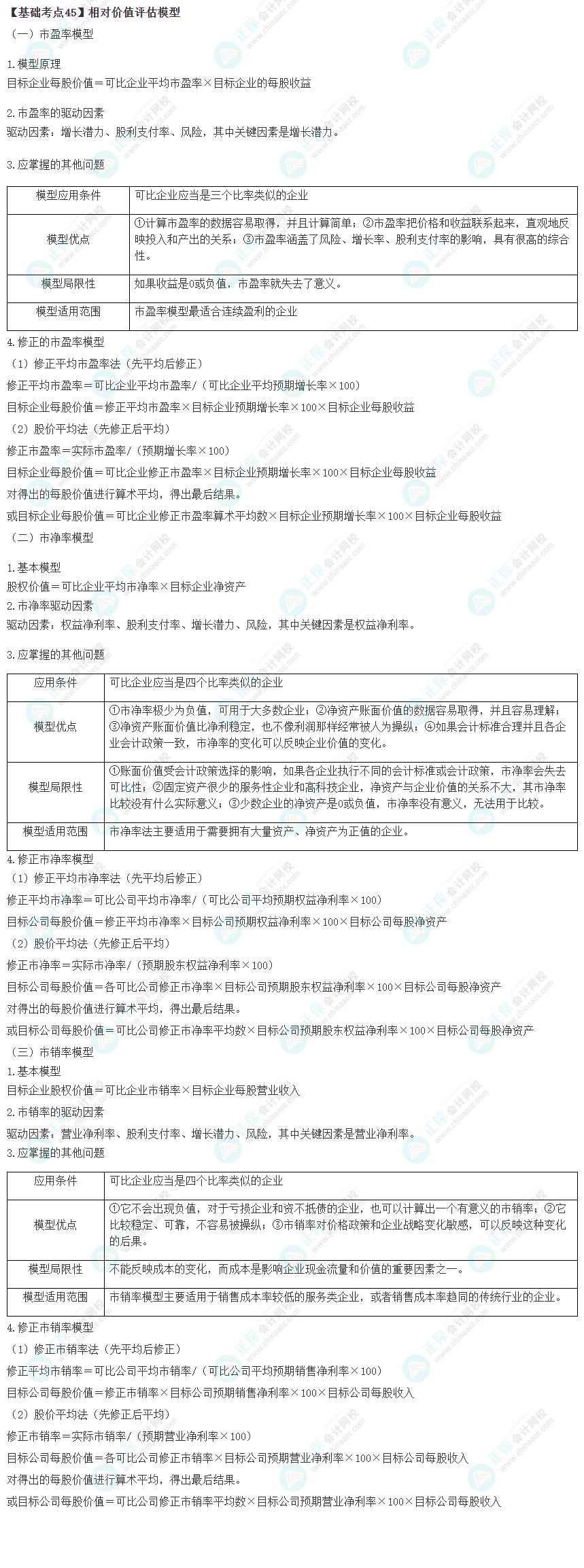 2023年注會(huì)《財(cái)管》基礎(chǔ)階段必學(xué)知識點(diǎn)