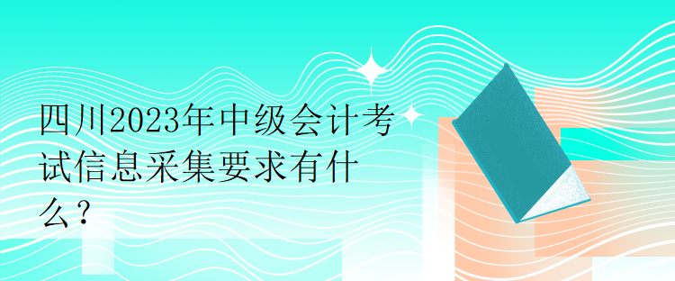 四川2023年中級(jí)會(huì)計(jì)考試信息采集要求有什么？