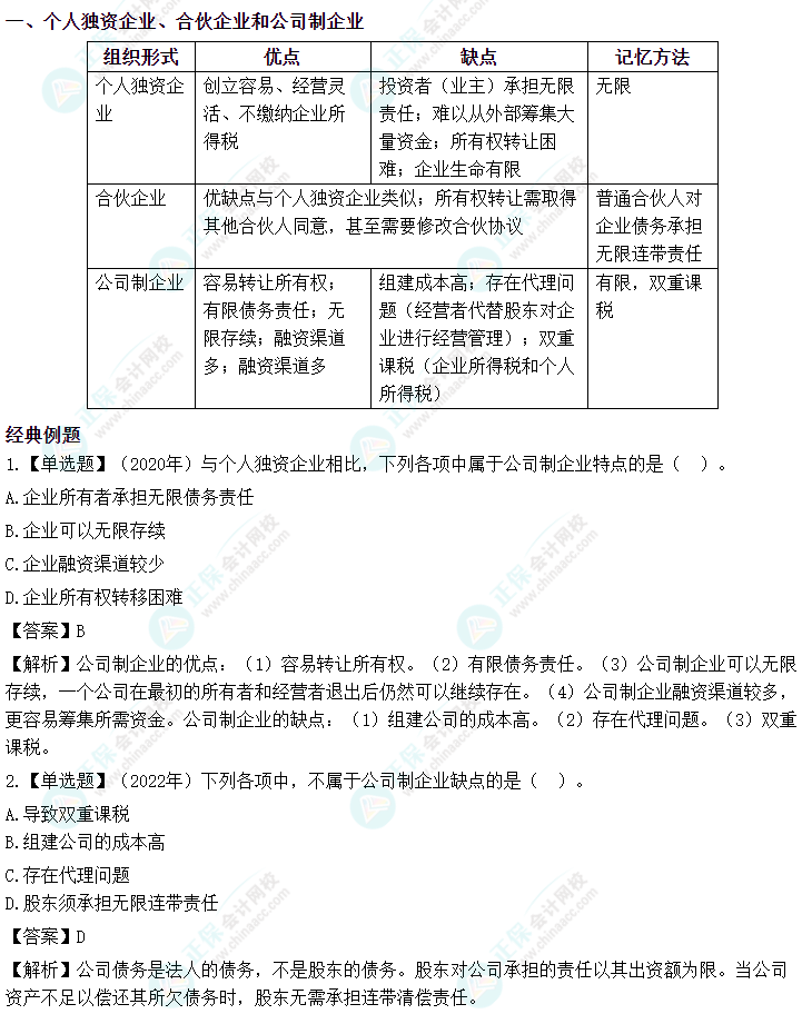 2023中級會計考前必看的三十個易錯易混知識點 考前再過一遍！