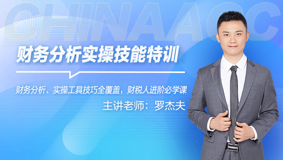 財務(wù)分析實操技能特訓