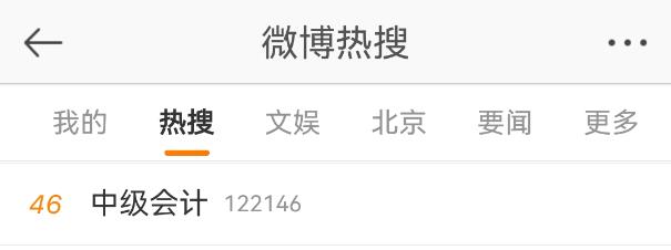 “中級會計”沖上熱搜！考生可是太想知道自己成績了！
