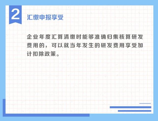 一組圖了解：享受研發(fā)費用加計扣除政策的時點