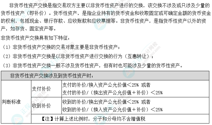 2024中級會計(jì)實(shí)務(wù)預(yù)習(xí)必看知識點(diǎn)26：非貨幣性資產(chǎn)交換的認(rèn)定