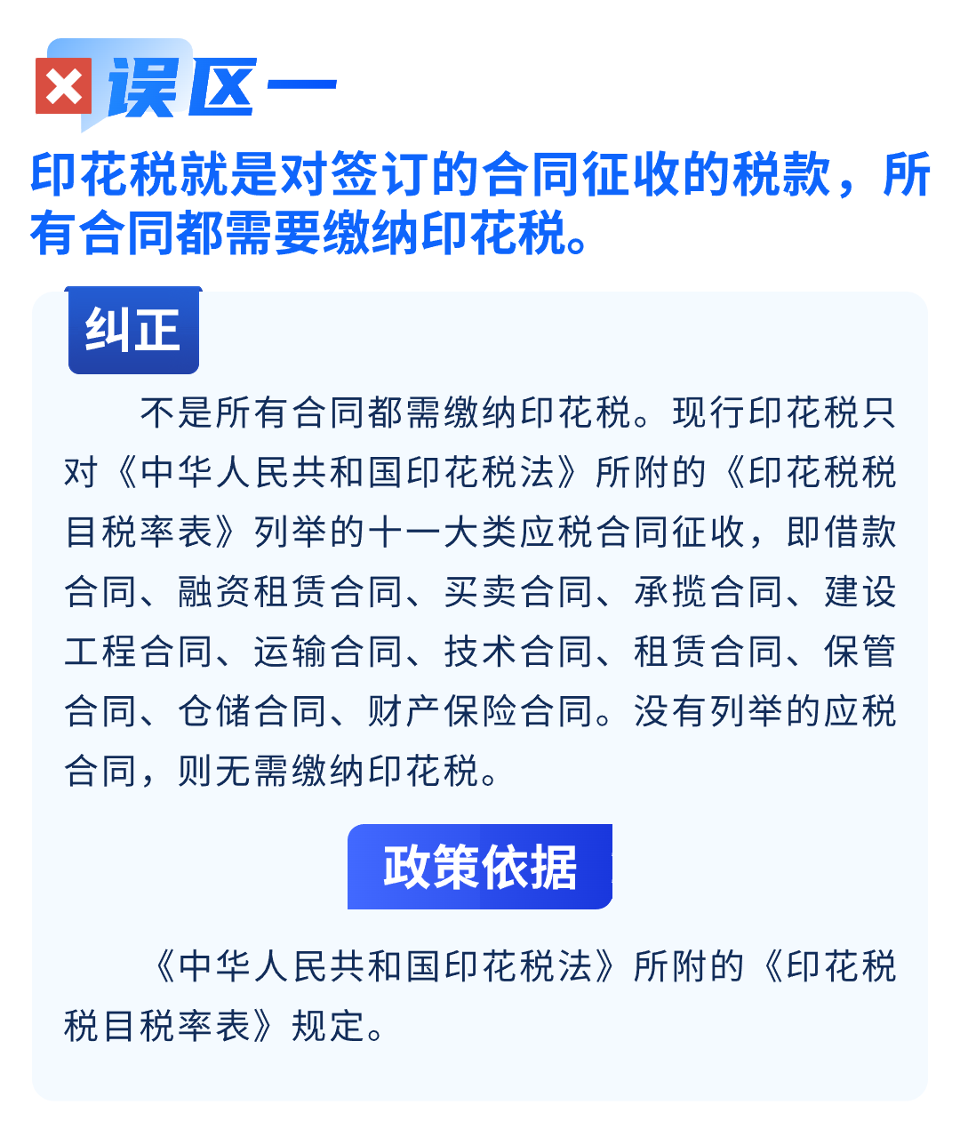 關(guān)于印花稅的八個常見誤區(qū)，您了解嗎？2