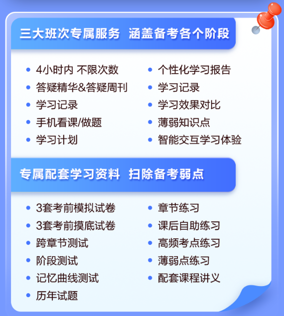 專屬服務(wù)和學(xué)習(xí)資料