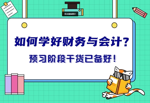 如何學(xué)好稅務(wù)師《財(cái)務(wù)與會(huì)計(jì)》？預(yù)習(xí)階段重點(diǎn)干貨已備好！
